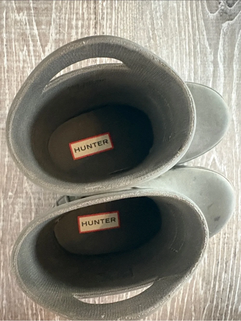 Hunter Kids Olive Green Short Rain Boots